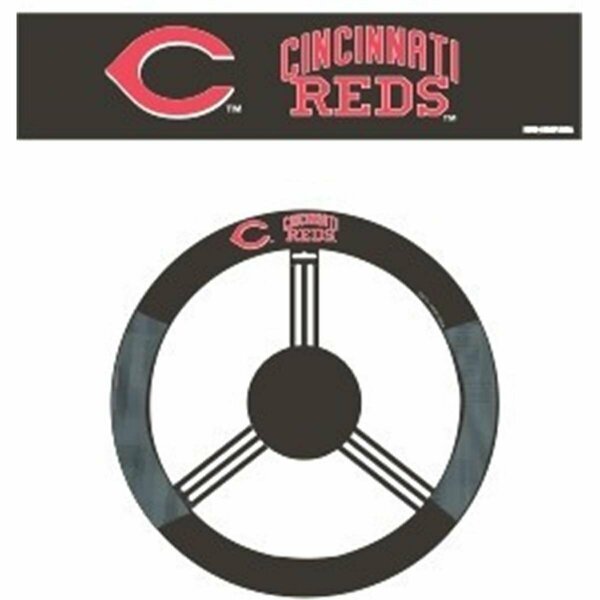 Fremont Die Consumer Products Cincinnati Reds Steering Wheel Cover Mesh Style 2324568517